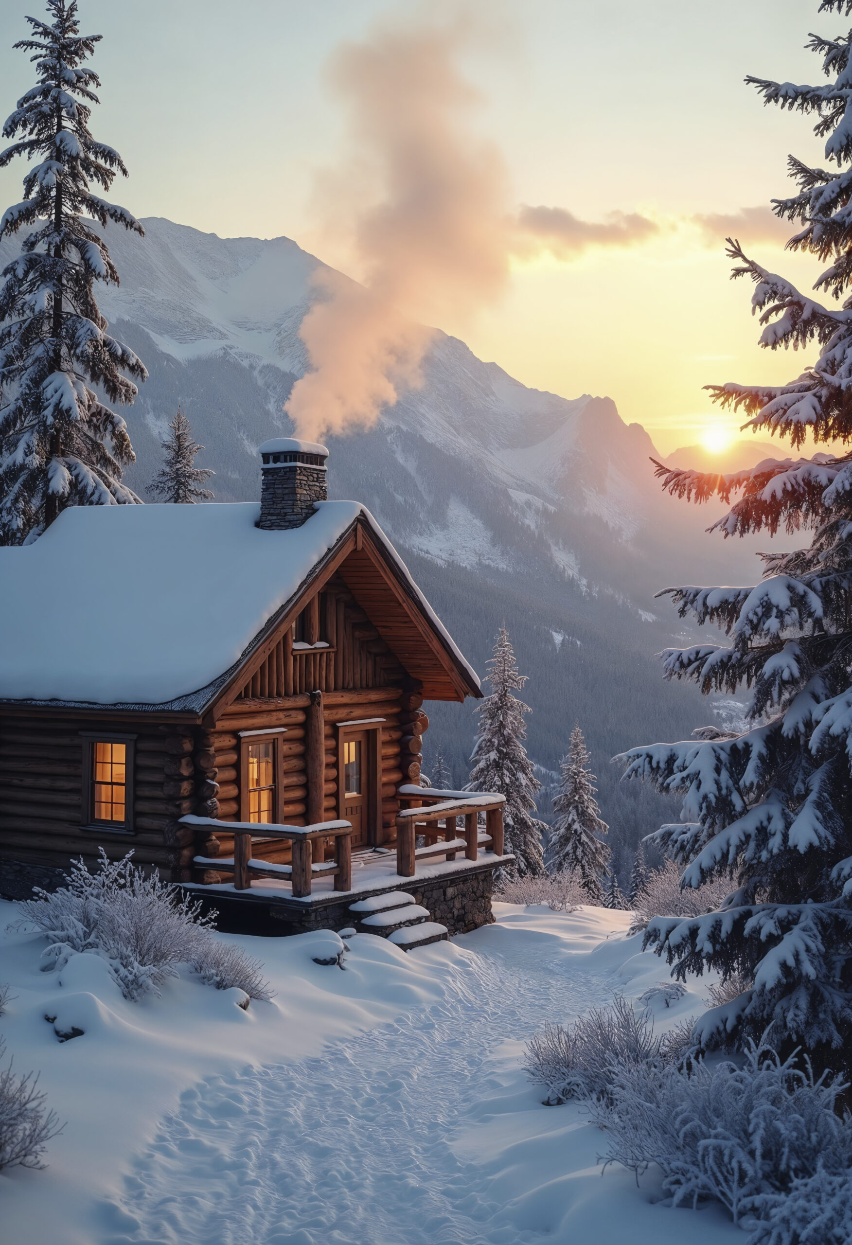 Chalet à la montagne